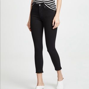 AGOLDE Sophie Crop in Jet